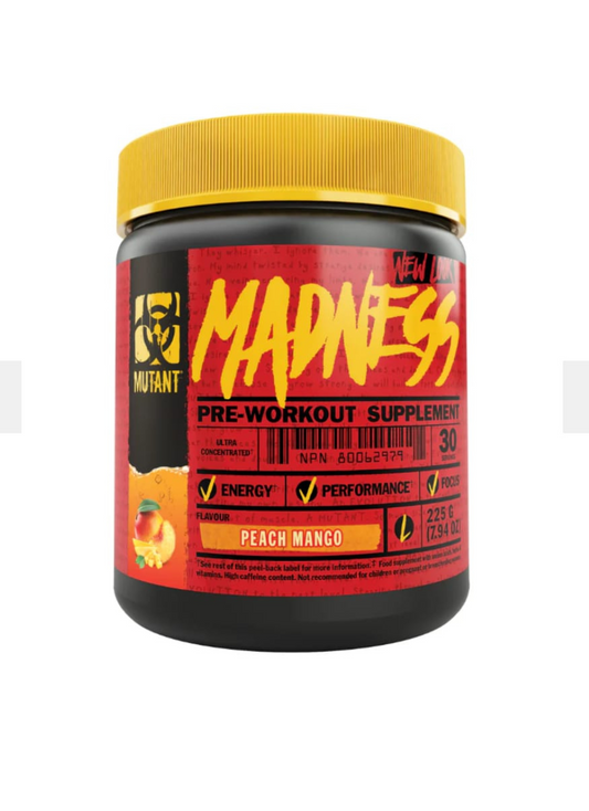 MUTANT MADNESS 225g – Extreme Pre-Workout Energy & Focus