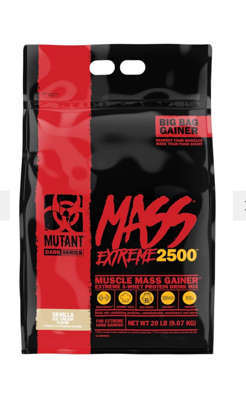 MUTANT MASS EXTREME 2500 – 12 lbs | Extreme Weight & Muscle Gainer